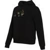 Adidas Sweatshirts Women's Black Hooded Moderate Regular HB7365