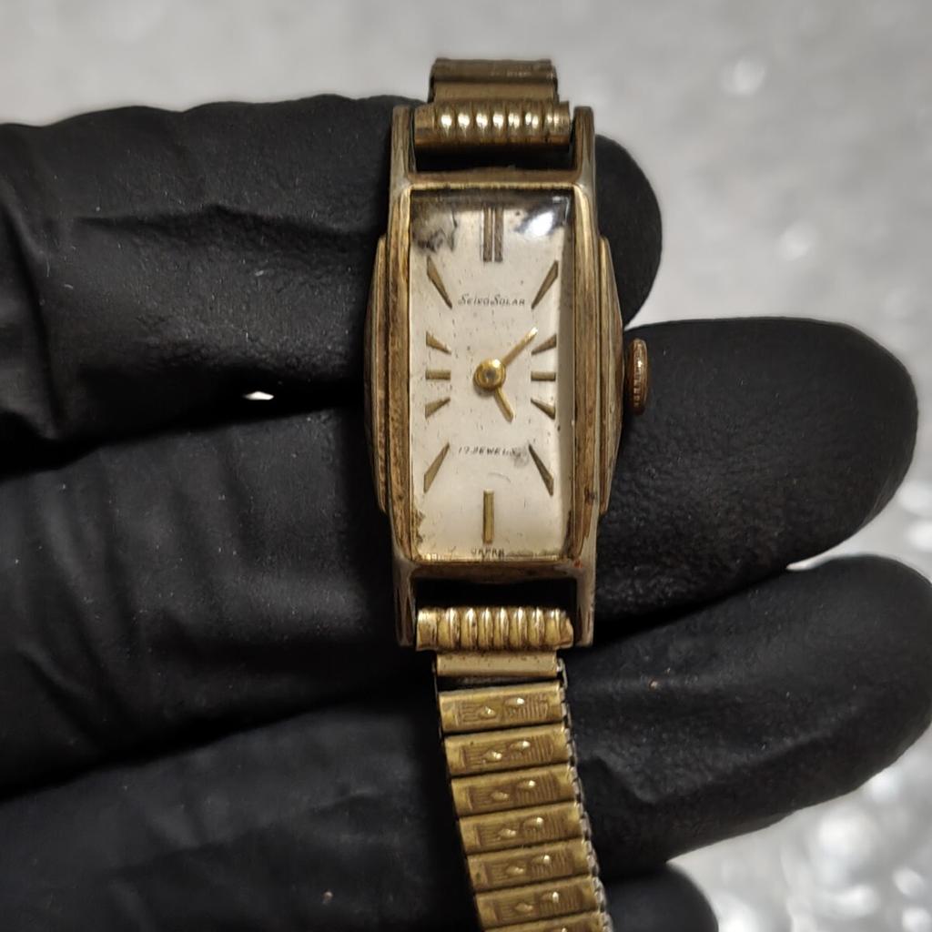 SEIKO SOLAR Mechanical Vintage Watch Ladies' Hand-wound K26R