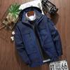 Men's Windbreaker Jacket  High Quality  Men  Multi-pocket  Windproof  Hooded Jacket  Spring Autumn  6 Color  Plus Size  L-8XL