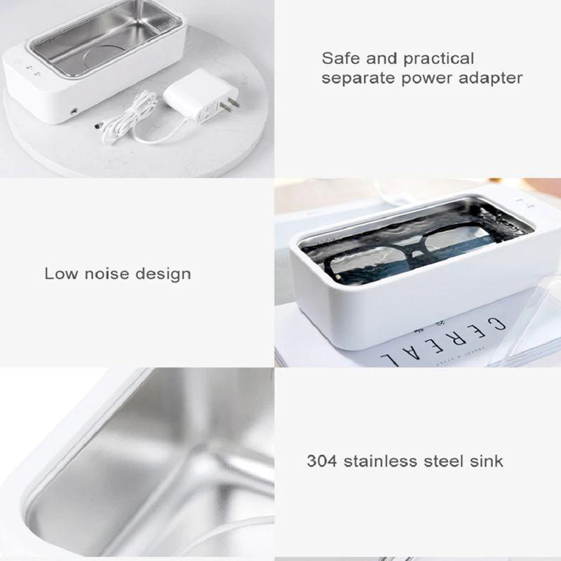 Xiaomi YOUPIN Lofans CS-602 Ультразвуковая чистящая машина Коробка Высокочастотная вибрационная мойка Очиститель для мытья ювелирных изделий, очков, часов