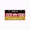 Городской плакат табличка винтажный домашний декор стены гаража по всему миру Испания Германия Франция металлический жестяной знак таблички плакат 15x30 см