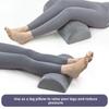 Half Cylinder Half Moon Bolster Pillow Removable Cover Semi-Roll Knee Pillow  Home Use
