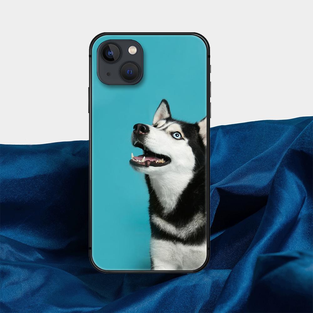 Чехол для телефона с собакой хаски для iPhone Samsung Galaxy Redmi Xiaomi Oppo OnePlus Note SA 7 8 9 10 11 12 13 14 20 21 22 23 53 54 Pro Max Plus Ultra TPU Soft