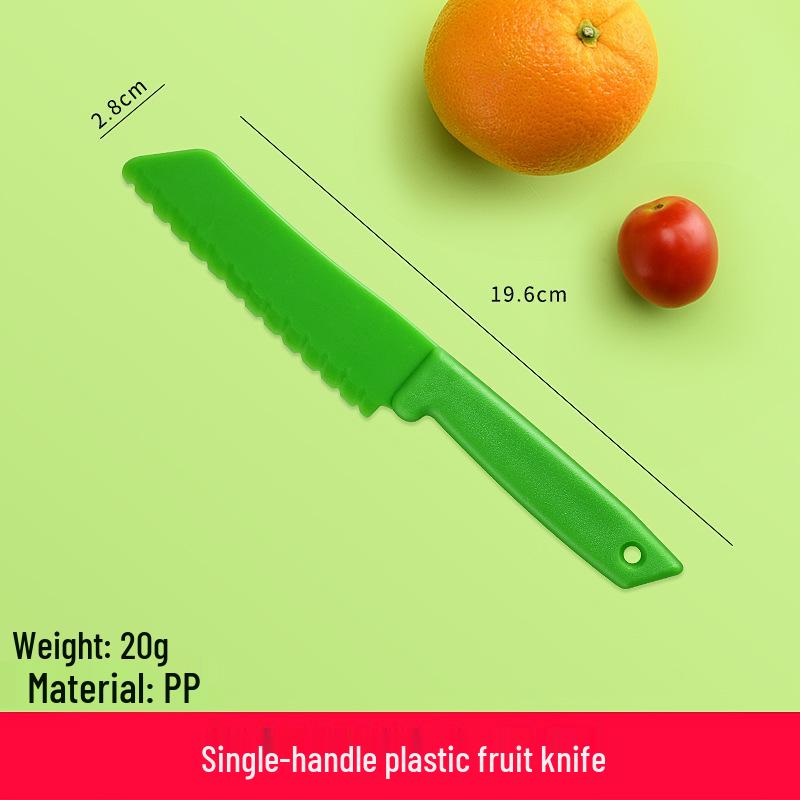 Children's Safe Plastic Knife Set – Ideal for Early Education and Kindergarten.