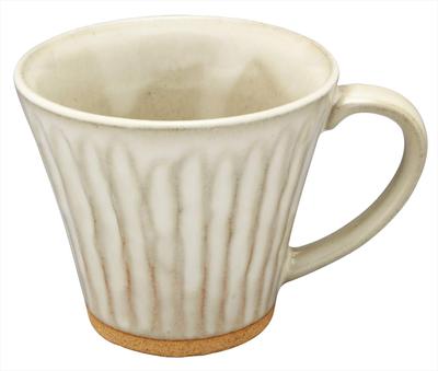Кружка Mino Ware Sogi, белая глазурь, сделано в Японии 132-8005