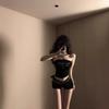 Чистая похоть красотки ретро сексуальный кружевной край бант принт с буквами топ-труба летний облегающий топ
