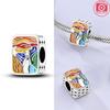 925 Silver Magic Hat Bicycle Love Heart Wine Bottle Beads Charms Fit Bracelet Jewelry Women Making Diy Gift Necklace