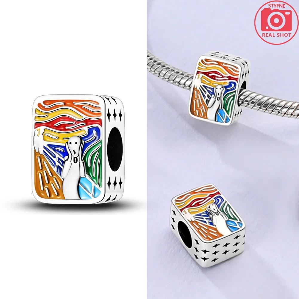 925 Silver Magic Hat Bicycle Love Heart Wine Bottle Beads Charms Fit Bracelet Jewelry Women Making Diy Gift Necklace