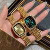 Square Medieval Watch Women's Simple Niche Light Luxury Gold Chain Quartz Watch Brand Retro Watch
