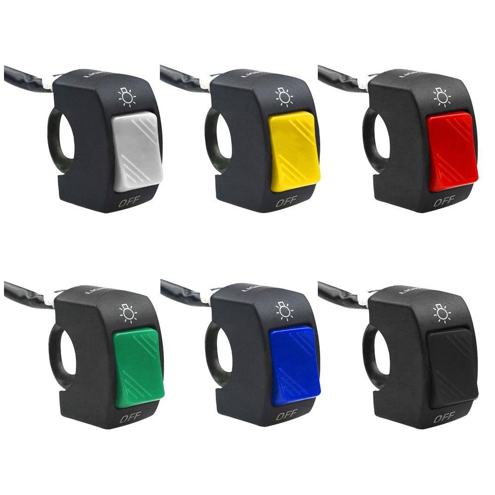 On-Off Motorcycles Motorbike Headlight Switch Handlebar Switch Turn Signal Lights Push Button