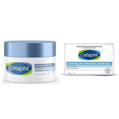 Ежедневный крем Optimal Hydration 50 г | Легкое увлажняющее средство, быстро впитывающееся, очищающее средство с ниацинамидом VVF India, 75 г