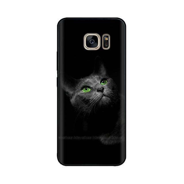 Силиконовый чехол для Samsung Galaxy S7 Edge, чехол S7, чехол для телефона Samsung Galaxy S6 Edge S 6, полная защита, мягкая задняя крышка