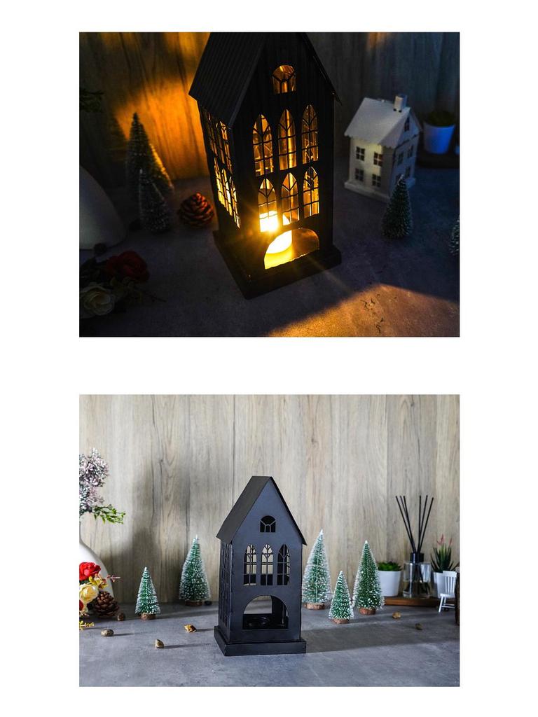 Рождественское кованое железо фонарь украшение в европейском и американском церковном стиле