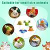 with Adjustable Strap Mini Hamster Hats Clothes Costume Knitted Guinea Pig Hats Cute Pet Caps