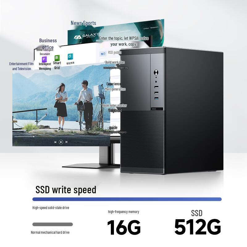 HKC Business/Home Desktop PC (CN version)