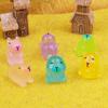 1Pc Luminous Capybara Figurine Animals Model Mini Cute Animals Glow In The Dark Figures Garden Micro Landscape Ornament