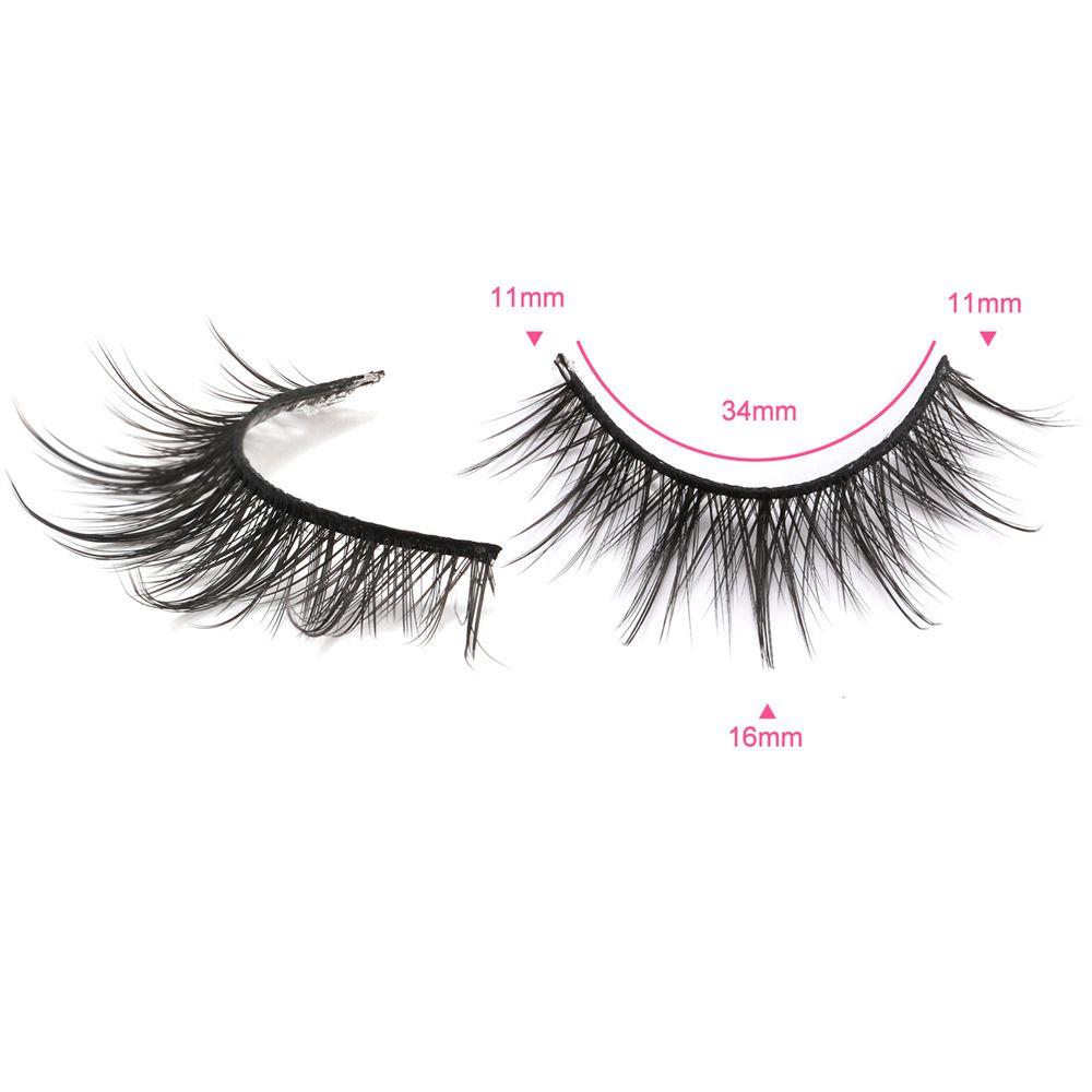 Wispy Cat-Eye Makeup Dramatic Fake Eyelashes Manga Lashes Anime Lashes Cosplay Lashes Mink Lashes