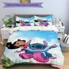 Lilo Stitch Adventure Print 3Pcs Bedding Setduvet Cover With 2 Bedropillowcase Home Birthday Gift