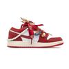 Jordan Air Jordan 1 Nichang Gold Ribbon Cushioning, Wear Resistant Low top Vintage Basketball Shoes Women's Red FJ3465-160(Team1321-SBOX)