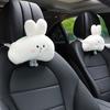 2 шт./компл. плюшевый кролик подголовник автомобиля подушка универсальный внедорожник грузовик авто сиденье мультфильм