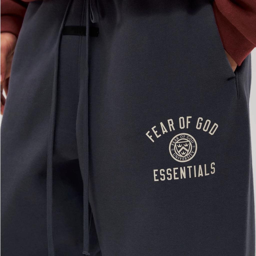 Fear of God Essentials Флисовые Свободные Спортивные Штаны Морской Синий Мужские Низ Синий 130HO244324F
