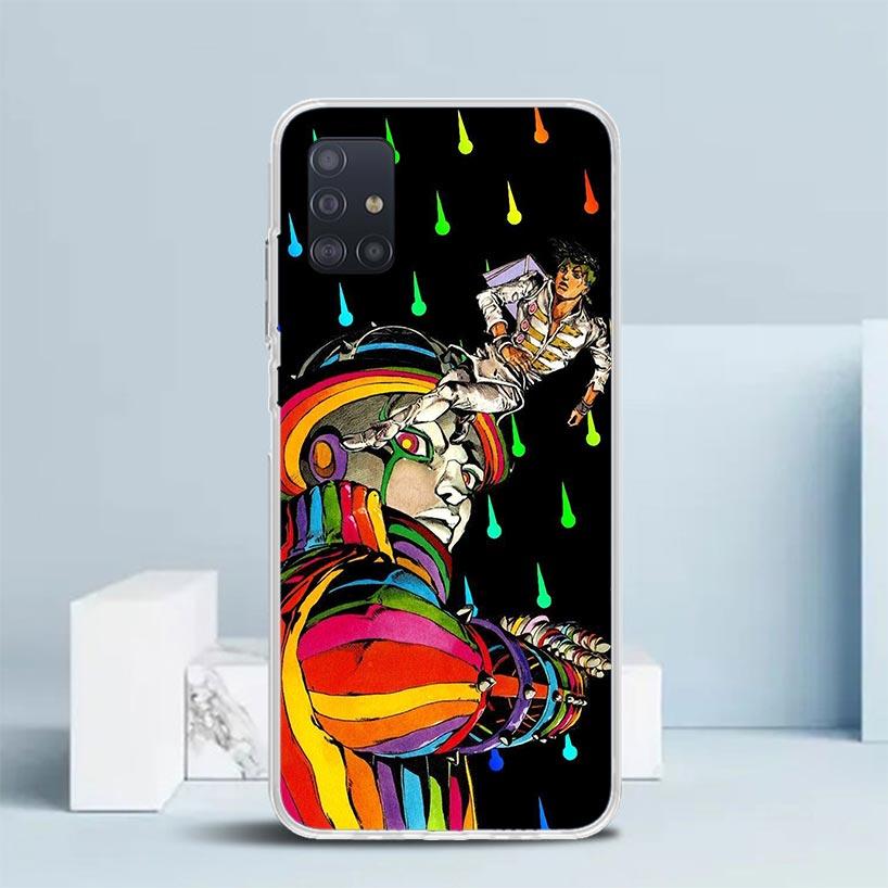 JoJo Adventure Рохан Кисибэ Мягкий чехол для Samsung Galaxy A12 A22 A32 A52 A72 A02S Чехол для телефона Note 20 Ultra 10 S10 Plus A51 A71