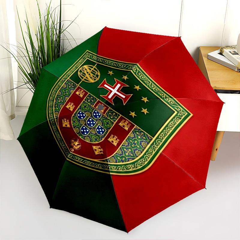 Regal Emblem Design Folding umbrella Suitable for all seasons 8 paraphenoid bones Umbrella Gift travel