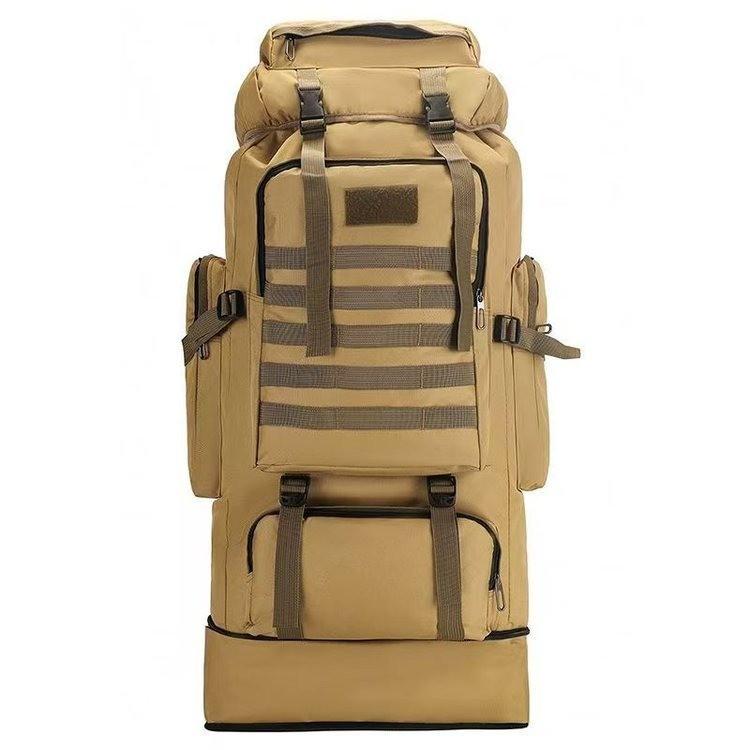 100L Expandable Mountaineering Backpack - Waterproof, Breathable Hiking Rucksack for Men & Women