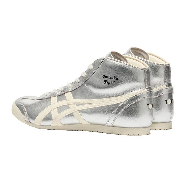 ONITSUKA TIGER Mexico Mid Runner Sports Retro Durable Mid-Top Lifestyle Casual Shoes Unisex Sneaker Silver 1183B577-020