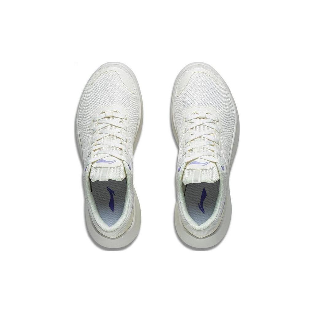 Li Ning Амортизация Feather Скользкая подошва Износостойкие Дышащие Низкие Повседневные Беговые Кроссовки Женские ARST020-1
