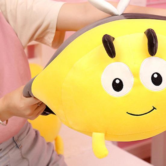 Ladybug Cushion Skin-friendly Breathable Fine Workmanship Decor Stuffed Ladybird Bee Pillow for Home