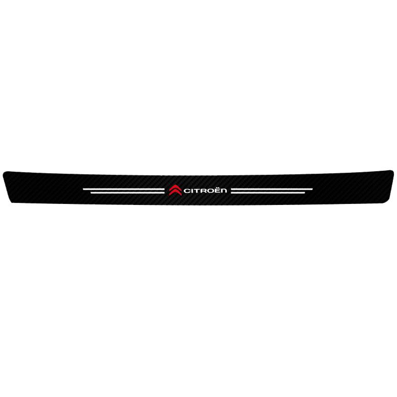Carbon Fiber Car Threshold Strip Door Sill Film Anti Scratch Guards For Citroen C4 C3 C2 C1 DS3 Picasso Berlingo Xsara C5 Grand