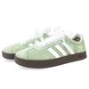 adidas Кроссовки для скейтбординга Neo VL Court 2.0, износостойкие, низкие, унисекс, светло-зеленые HQ1802(Команда40-)