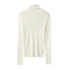 Tangge Silk-Cashmere Turtleneck Long Sleeve Warm Top