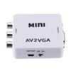 AV2VGA AV2VGA Конвертер RCA в VGA Адаптер AV в VGA для приставки/VCD/DVD/веб-камеры