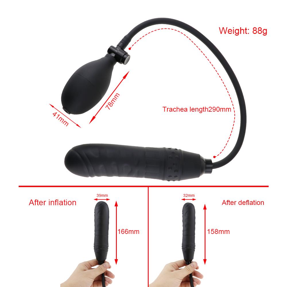 Out Inflatable Anal Big Dildo Plug Expandable Butt Plug With Pump Products Silicone Sex Toys for Women/Men Anal Dilator