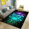 Cartoon Gamer Game Controller Carpet For Living Room Non Slip Parlour Sofa Large Area Rug Bedroom Kid Play Room Floor Mat
