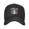 Italia Italy Italian Flag Boutique Baseball Cap Unisex Print Asjustable Hip Hop Fashion Cool Snapback Hats Black