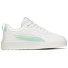 Anta Life Collection Lightweight Abrasion Resistant Low top Skateboard Shoes Women's White Green 922228012-2