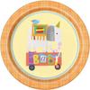 Paper Circus Animal Baby Shower Party Plates (Pack of 8)
