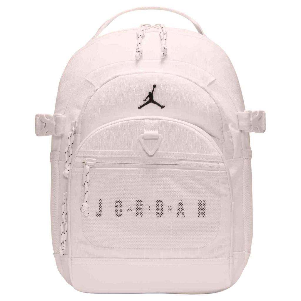 New Jordan Polyester Backpack Unisex Black/Light Ivory White II6435-010