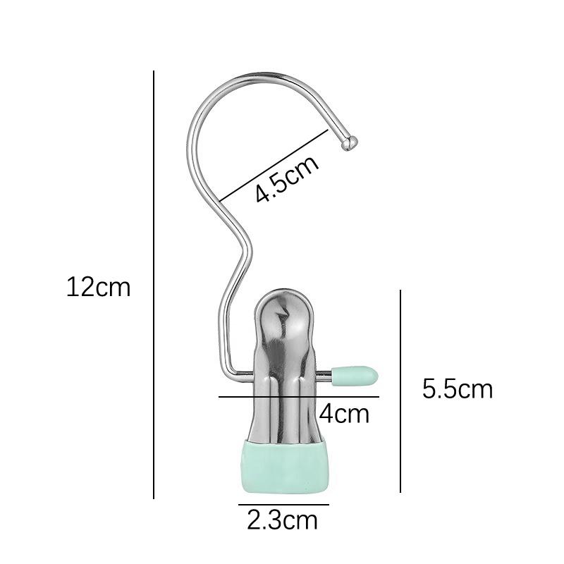 10 шт., зажим для одежды из нержавеющей стали, универсальный органайзер для обуви, прищепки для одежды, крючки для стирки, домашнее хранение одежды, полотенец