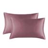One Set Solid Color Double-sided Silk Pillowcase Mulberry Silk Ice Silk Beauty Pillowcase Single Silk Broadside Pillowcase