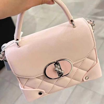 Niche Handbag Женская Классическая Маленькая Ароматная Сумка с Бриллиантовой Цепочкой Женская Простая Сумка-Саквояж