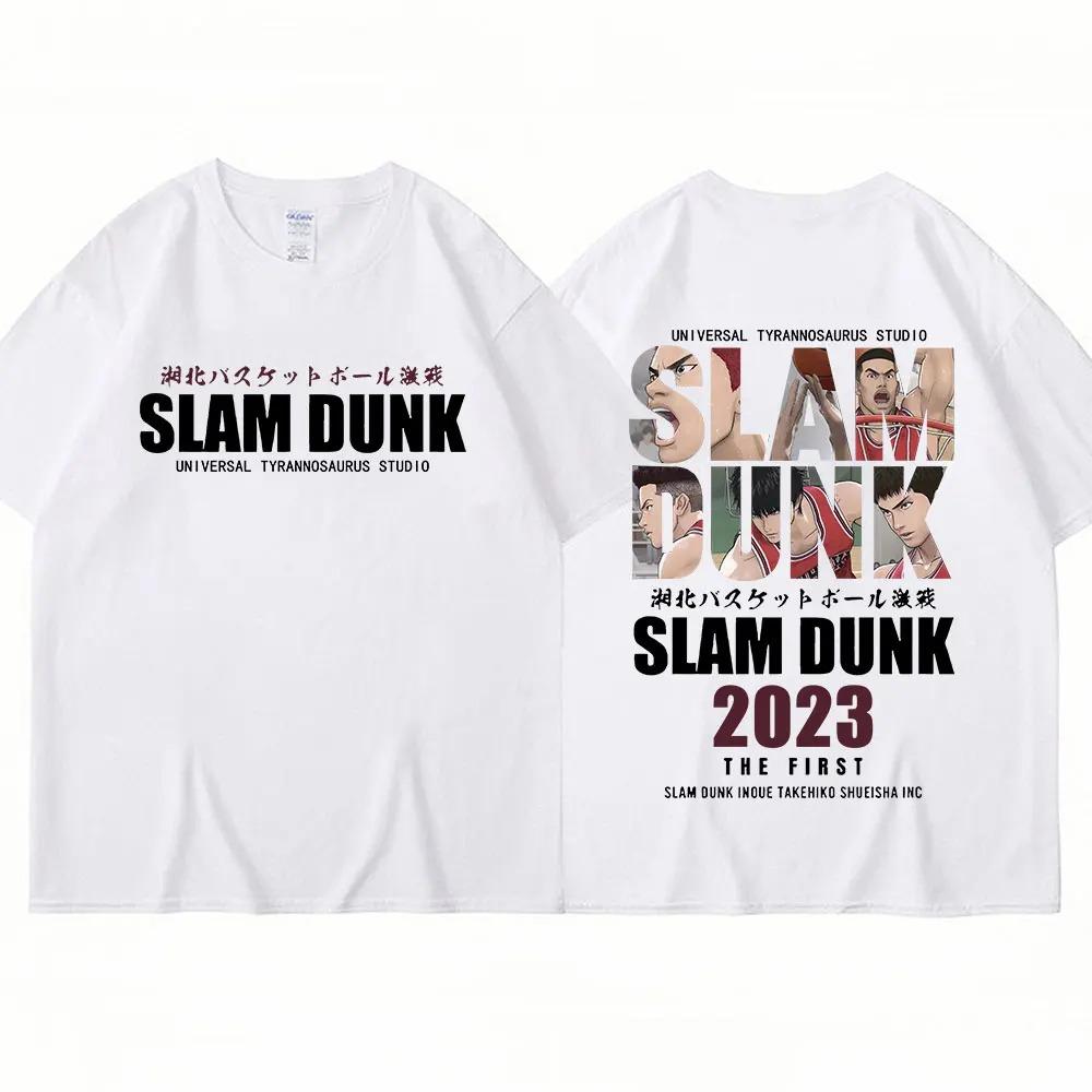 Новая футболка Футболка Slam Dunk Футболка Аниме Ryota Miyagi Футболки унисекс Женская баскетбольная команда Короткий рукав Оверсайз Корейская уличная одежда