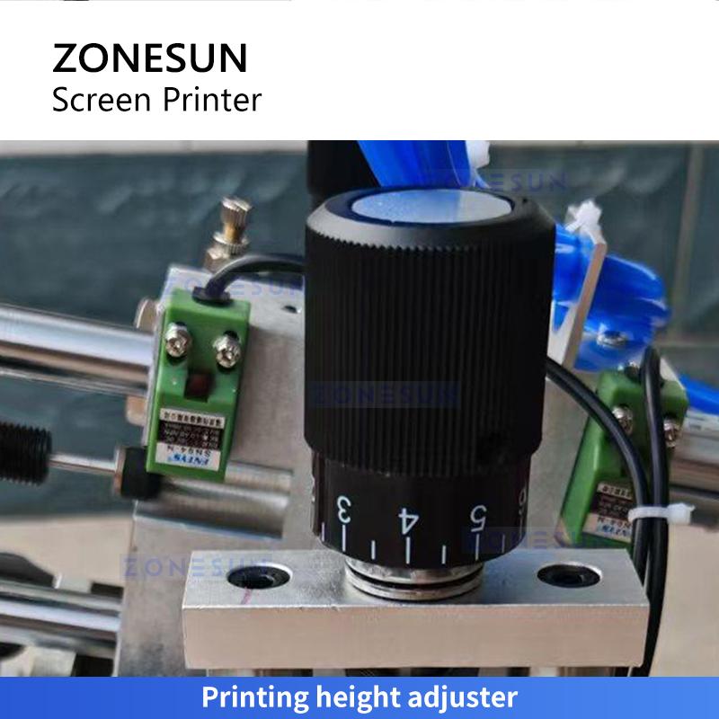 ZONESUN ZS-SY1520 Пневматический трафаретный принтер Плоскопечатная машина для одежды и коробок