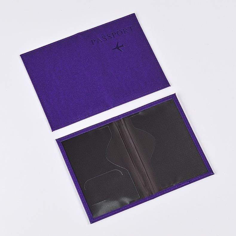 14*10cm PU Leather Passport Cover Case Holder with ID Credit Card Slot Card Document Pocket Wallet for Travel Passport Sleeve