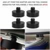 Car Jack Lifting Pad Adapter Support Black Rubber Sturdy  Jack Pad Block  Frame Protector Adapter Lifting Disk For Tesla Model3