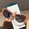 Модные комбинированные контрастные читальные очки «Кошачий глаз» для женщин, стильные треугольные «Кошачий глаз» и солнцезащитные очки с защитой от УФ +4.0