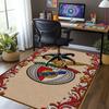 Benfica Printed Carpet,Rug,for Office Chair Living Room Bedroom Kitchen Room Decor Gifts.